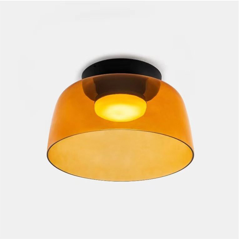 Nebula | Moderne Laagglanzende Glazen Koepel Plafondlamp