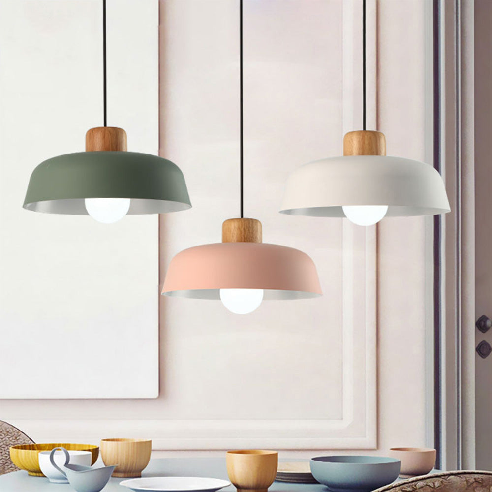 Ligna | Minimalistische Scandinavische Matte Koepel Hanglamp