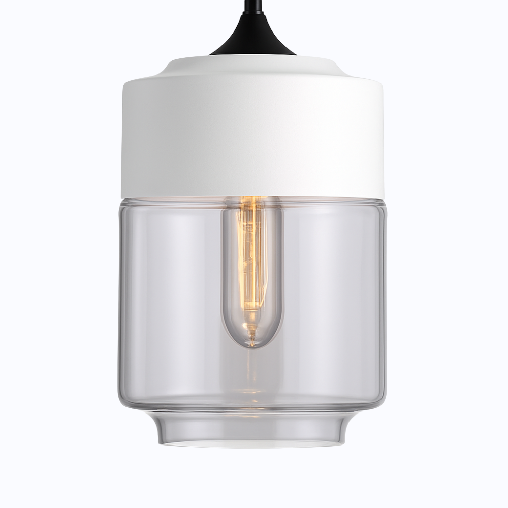 Verphine | Moderne Industriële Glazen Metalen Loft Hanglamp