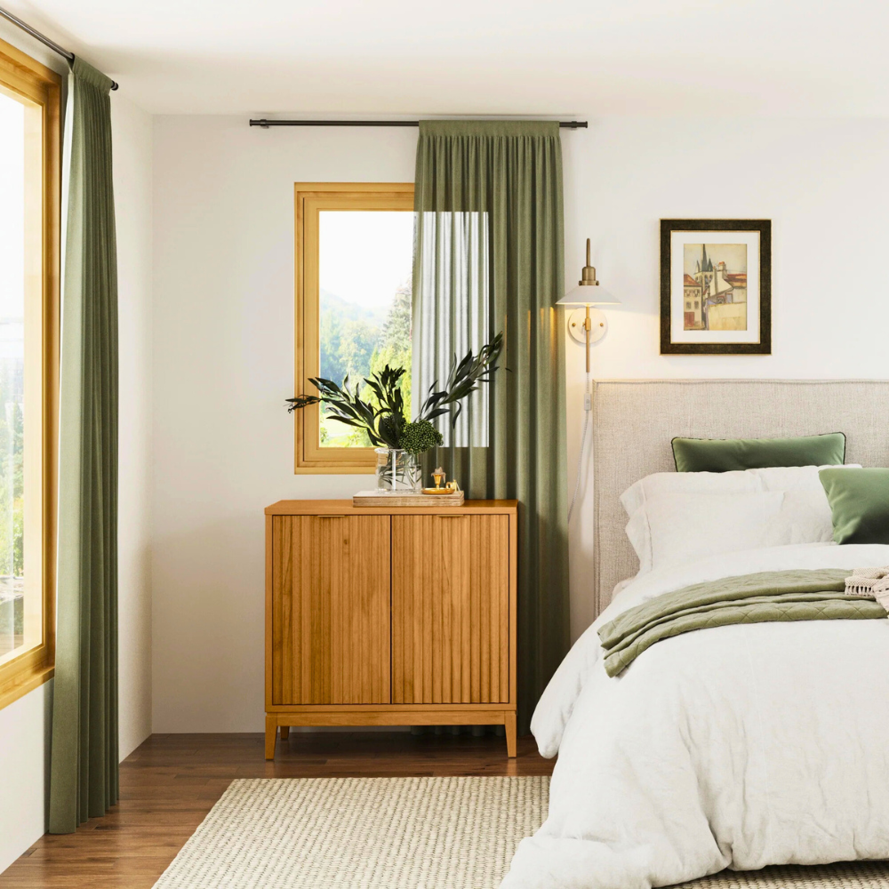 Olema | Geprofileerde Deur Opbergkast Met Messing Bevestiging