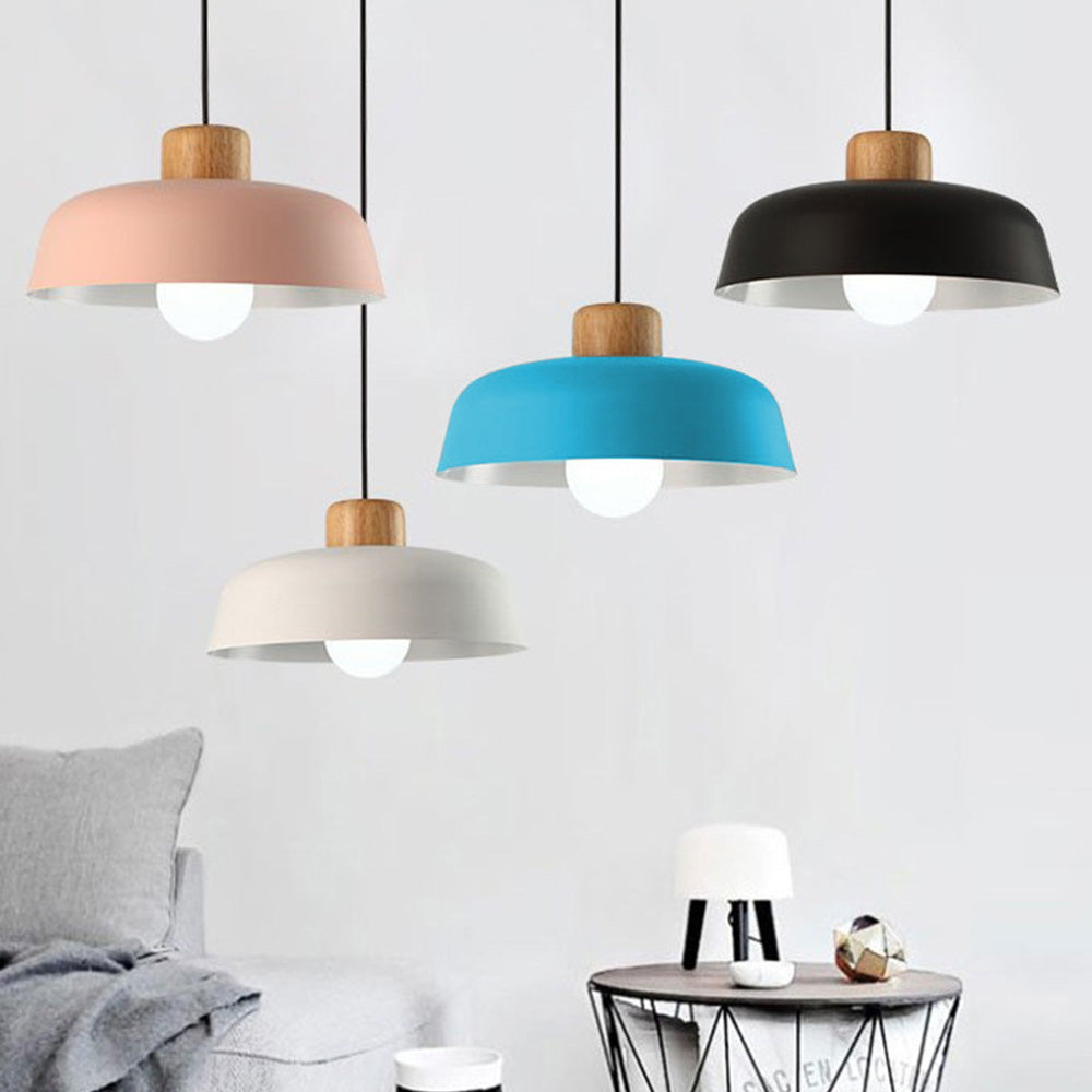 Ligna | Minimalistische Scandinavische Matte Koepel Hanglamp