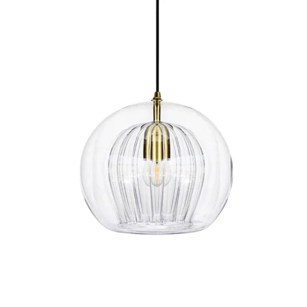 Lucia | Moderne Handgeblazen Glas Globe Hanglamp