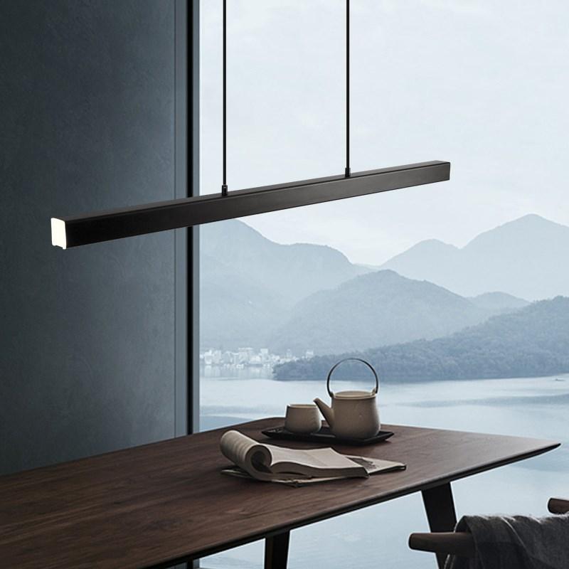 Vespera | Minimalistische Lineaire Hangende LED Plafondlamp