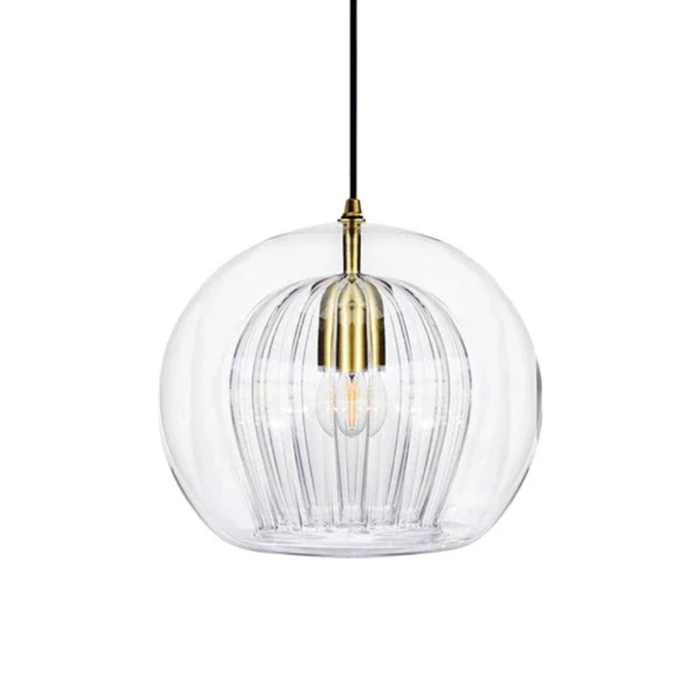 Lucia | Moderne Handgeblazen Glas Globe Hanglamp