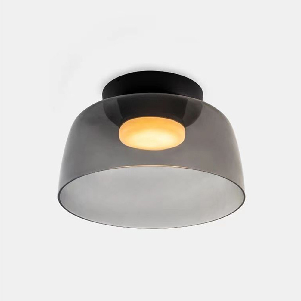 Nebula | Moderne Laagglanzende Glazen Koepel Plafondlamp