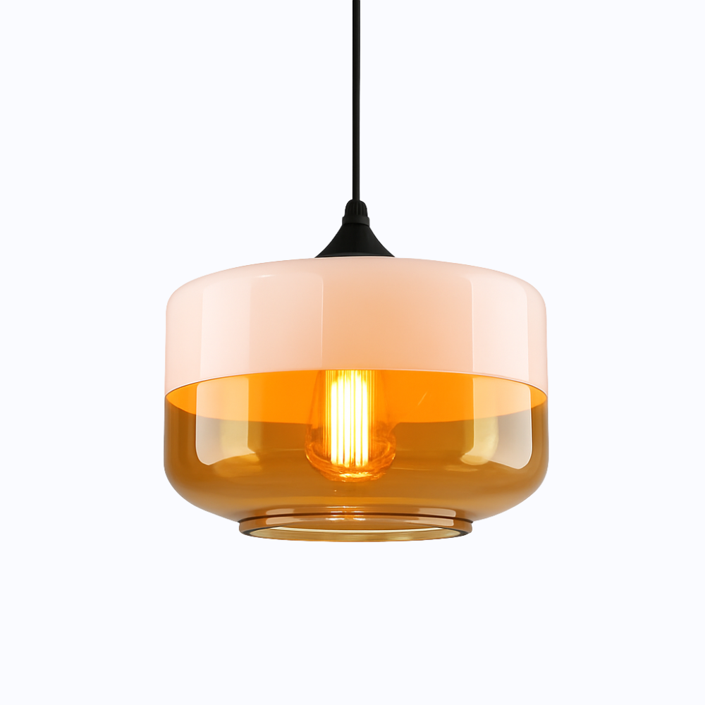 Verphine | Moderne Industriële Glazen Metalen Loft Hanglamp