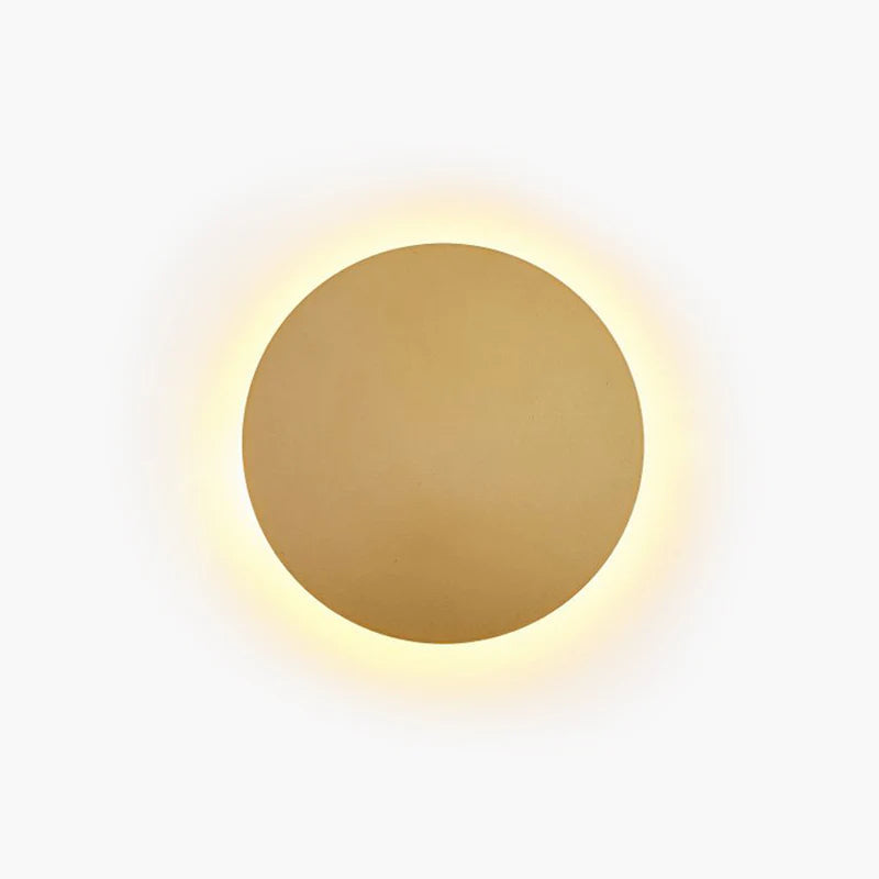 Valnor | Minimalistische Circulaire Silhouet Metalen Halo Wandlamp