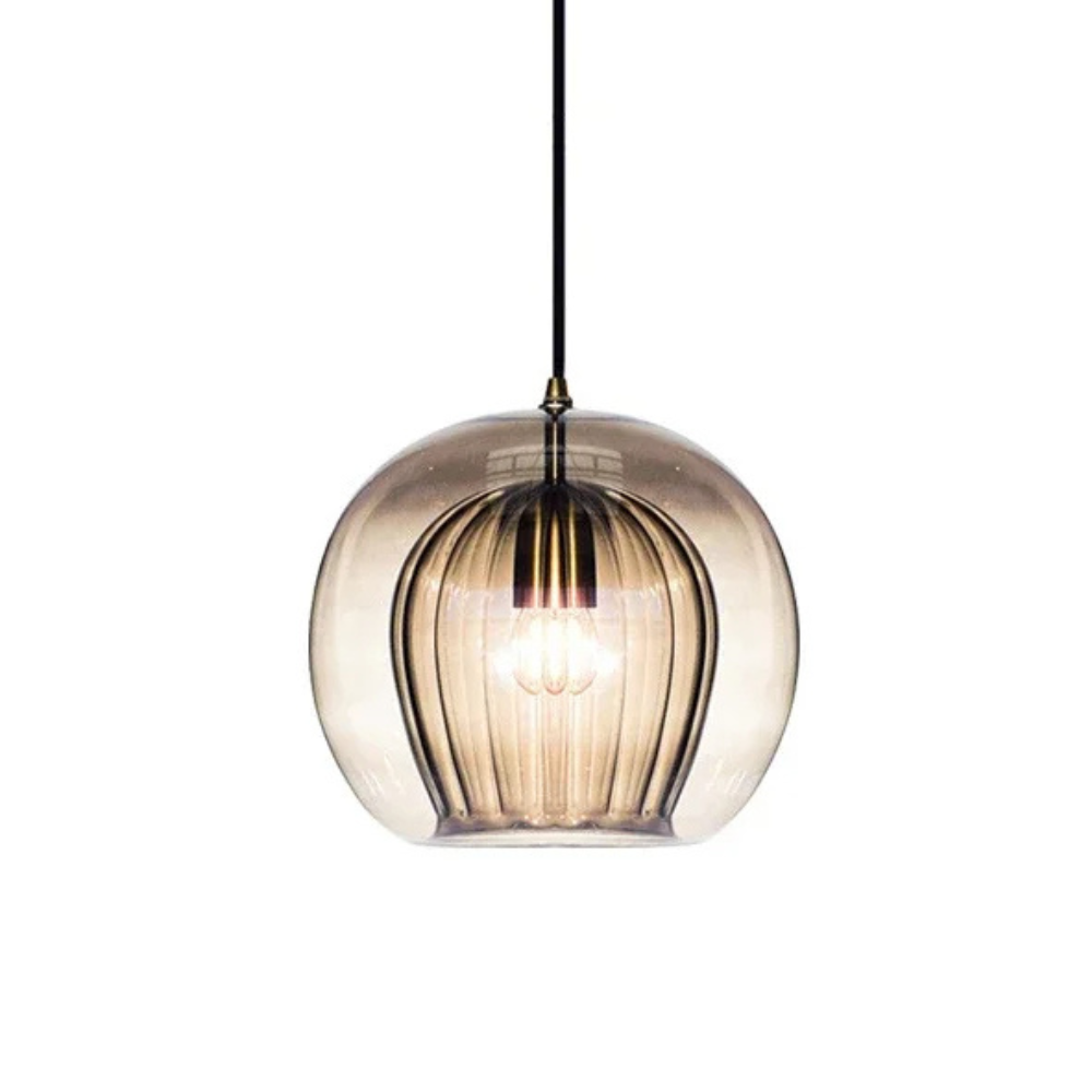 Lucia | Moderne Handgeblazen Glas Globe Hanglamp