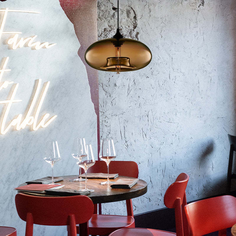 Aerisue | Noordse Glas Vaasje Silhouet Hanglamp