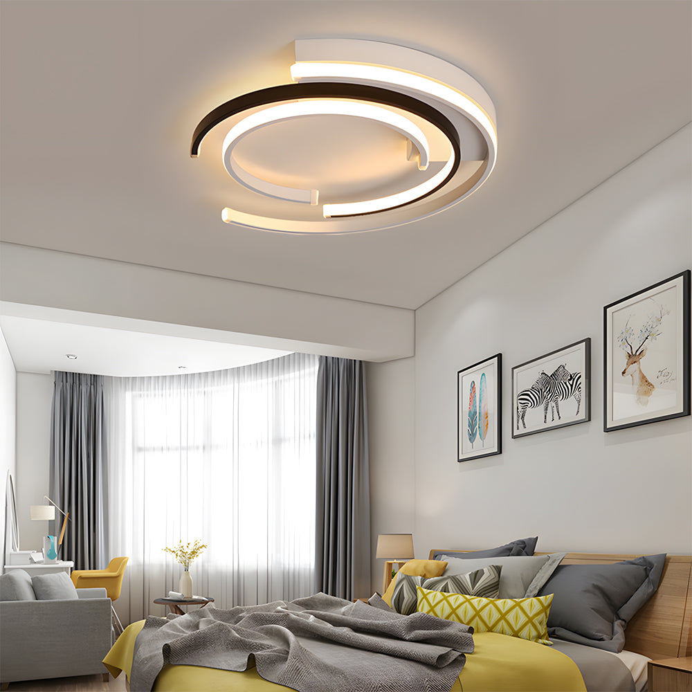 Eclipse | Moderne Overlappende Ring Plafondlamp