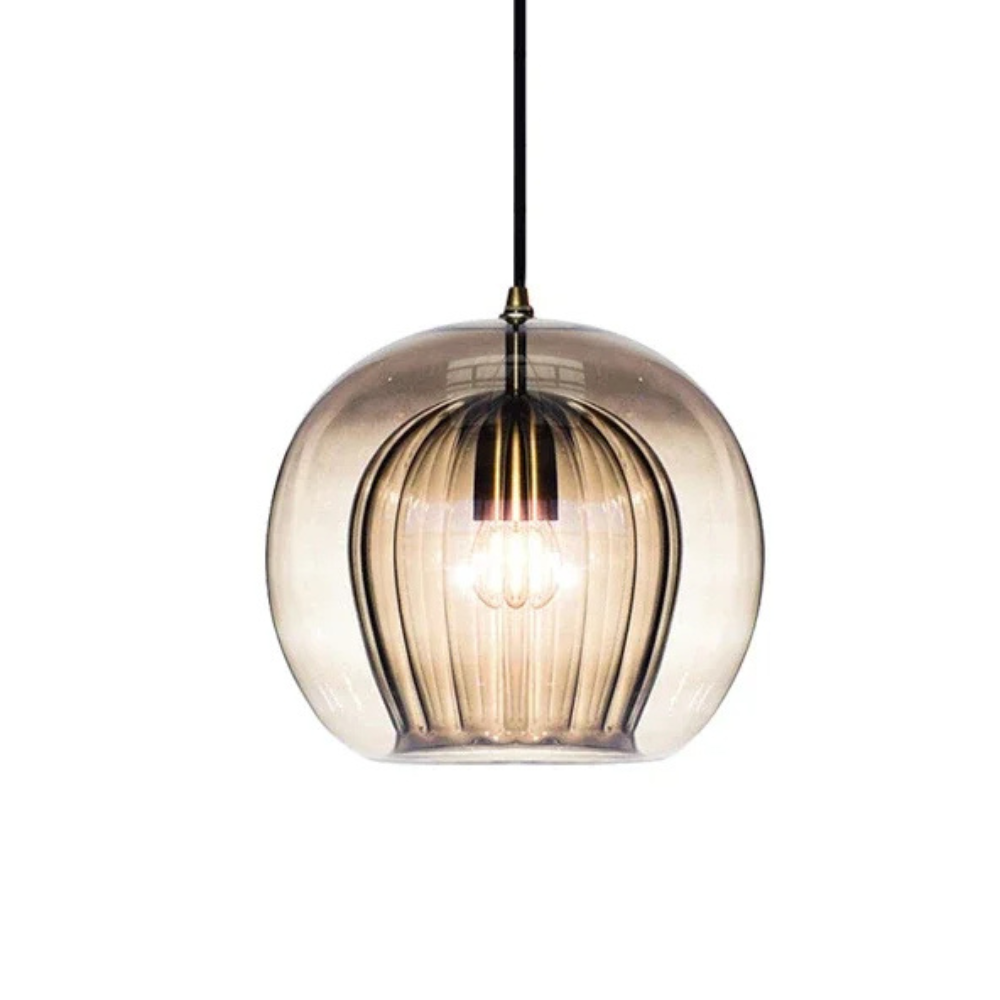 Lucia | Moderne Handgeblazen Glas Globe Hanglamp