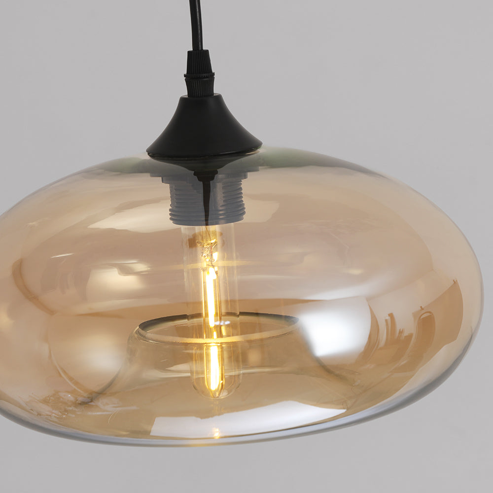 Aerisue | Noordse Glas Vaasje Silhouet Hanglamp