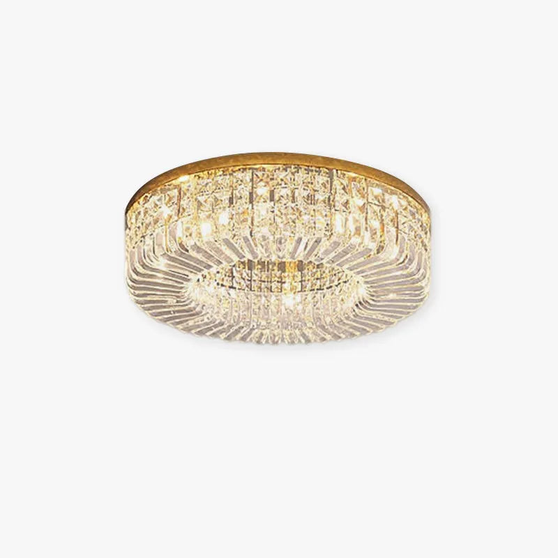 Elisse | Stralende Geometrische Kristal Bloem Plafondlamp
