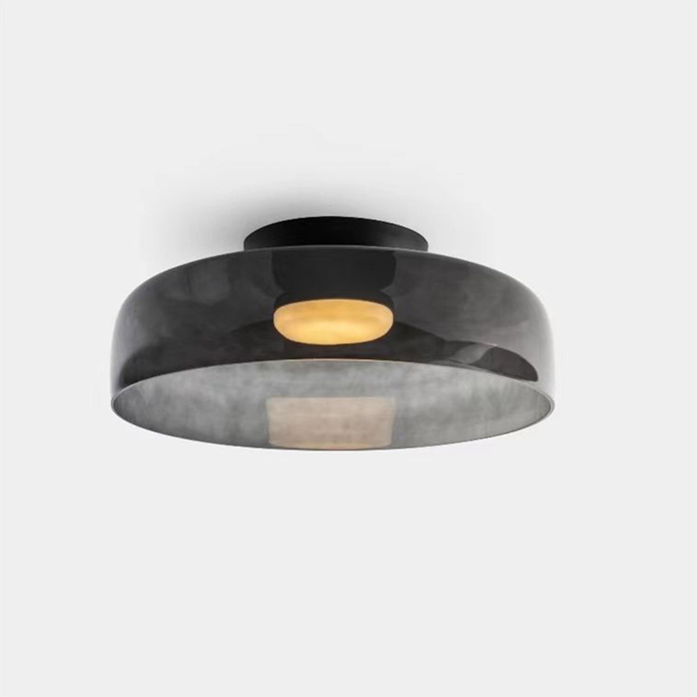 Nebula | Moderne Laagglanzende Glazen Koepel Plafondlamp