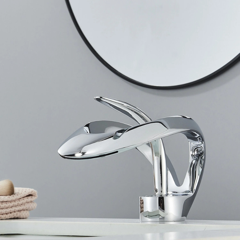 Elara | Artistieke Badkamer Wastafelmengkraan met Enkele Hendel