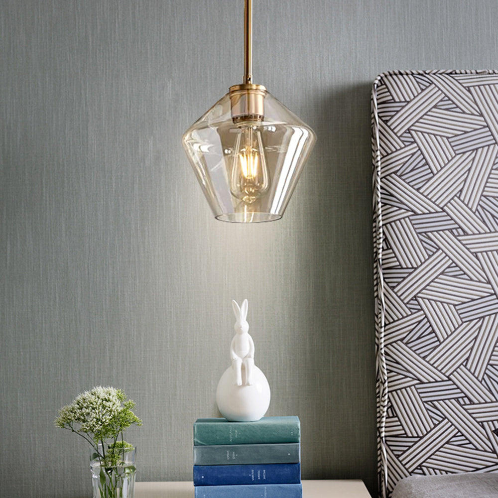 Niris | Nordic Diamantvormige Geometrische Glazen Hanglamp