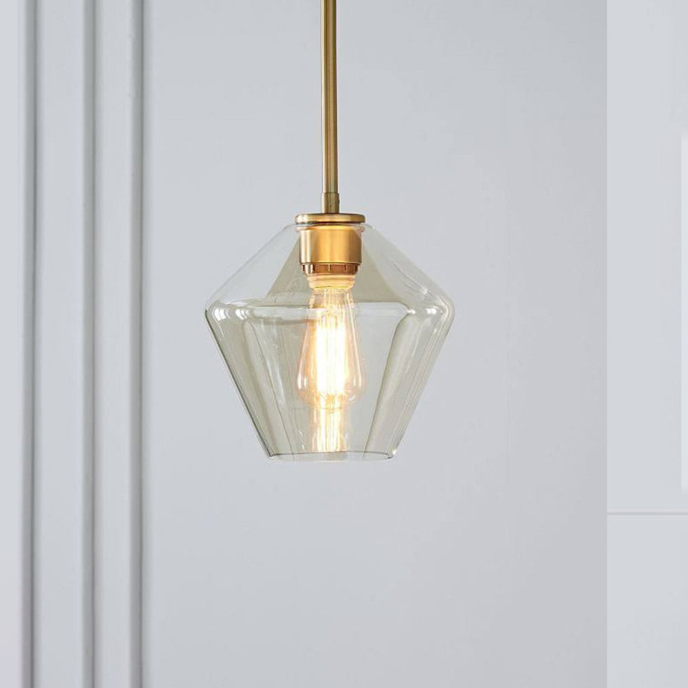 Niris | Nordic Diamantvormige Geometrische Glazen Hanglamp