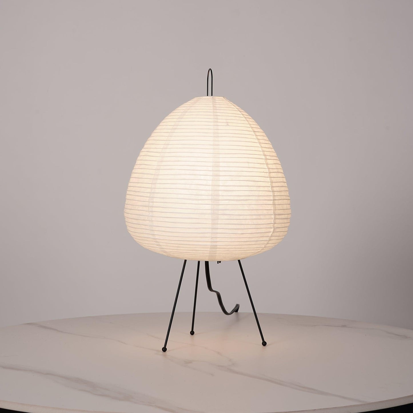 Kryntaleo | Japanse Geribbelde Bamboe Silhouet Oosterse Accent Tafellamp