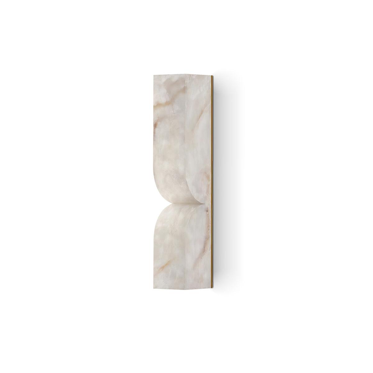 Marbrisso | Minimalistische Gesneden Albast Steen Wandlamp