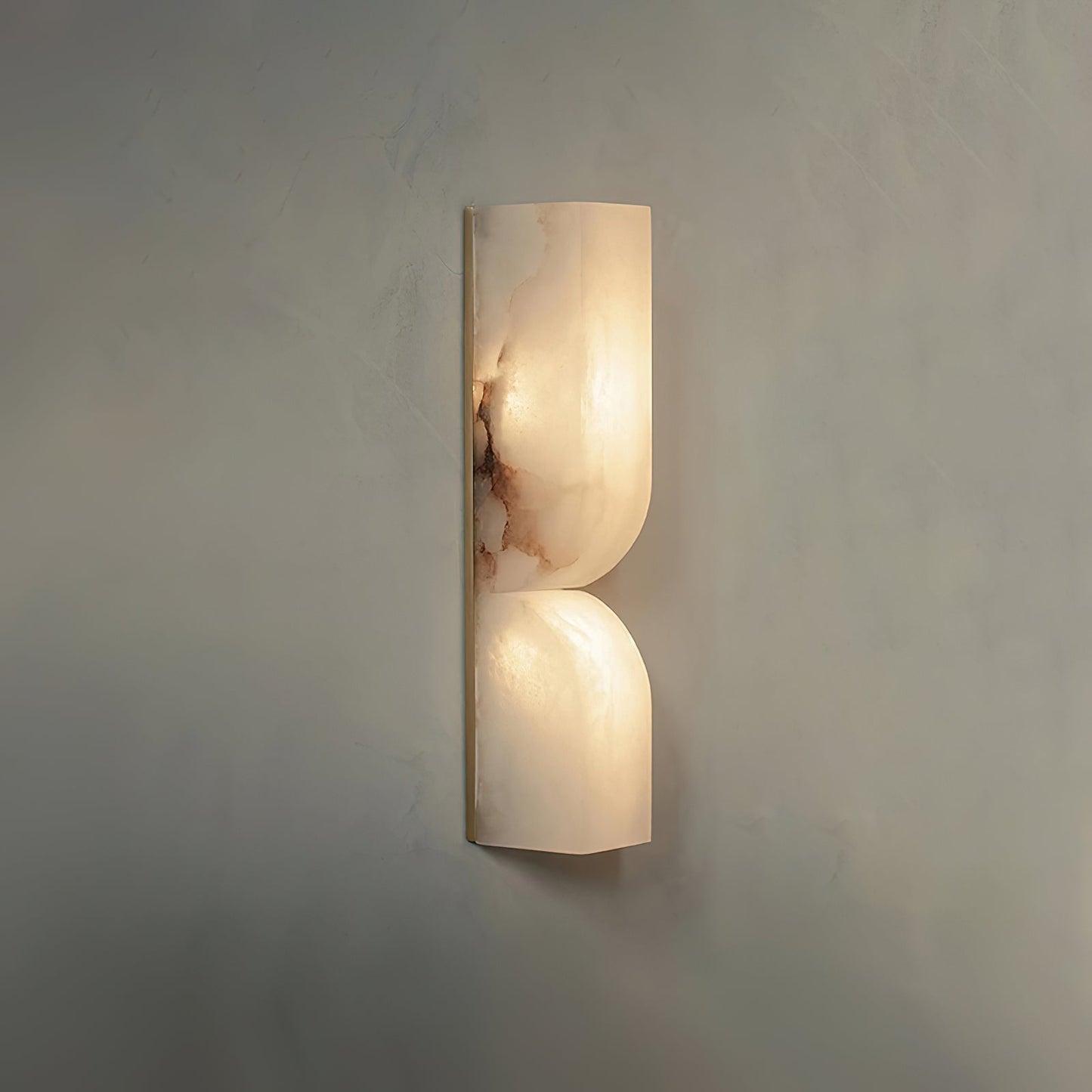 Marbrisso | Minimalistische Gesneden Albast Steen Wandlamp