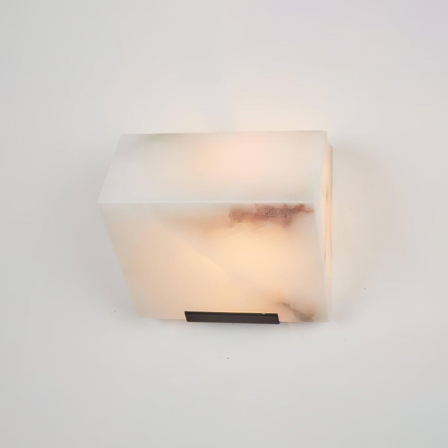 Luvidior | Architectonische Kolom Alabaster Steen Blokken Wandlamp