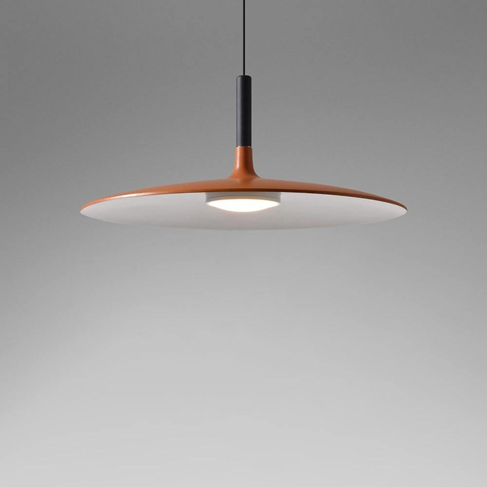 Thaloric | Minimalistische Industriële Aluminium Platte Schijf Hanglamp
