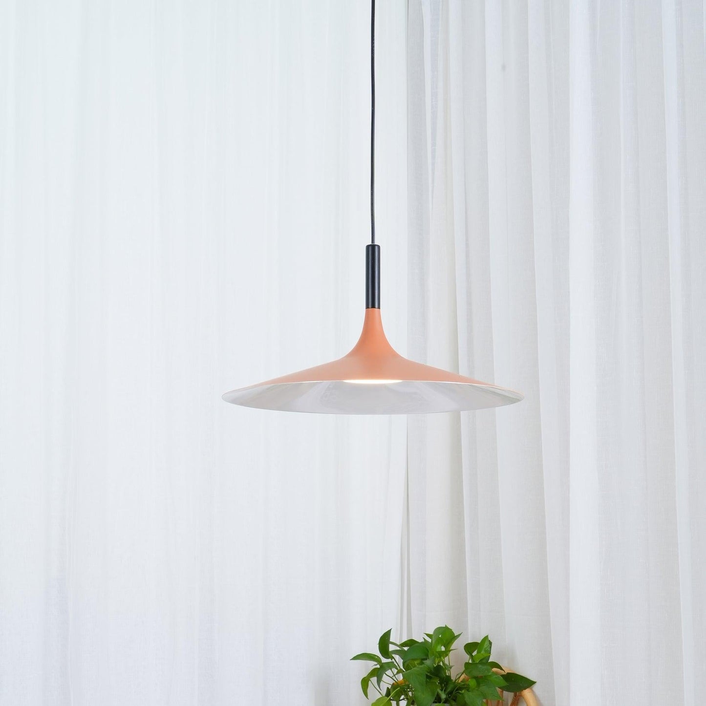 Thaloric | Minimalistische Industriële Aluminium Platte Schijf Hanglamp
