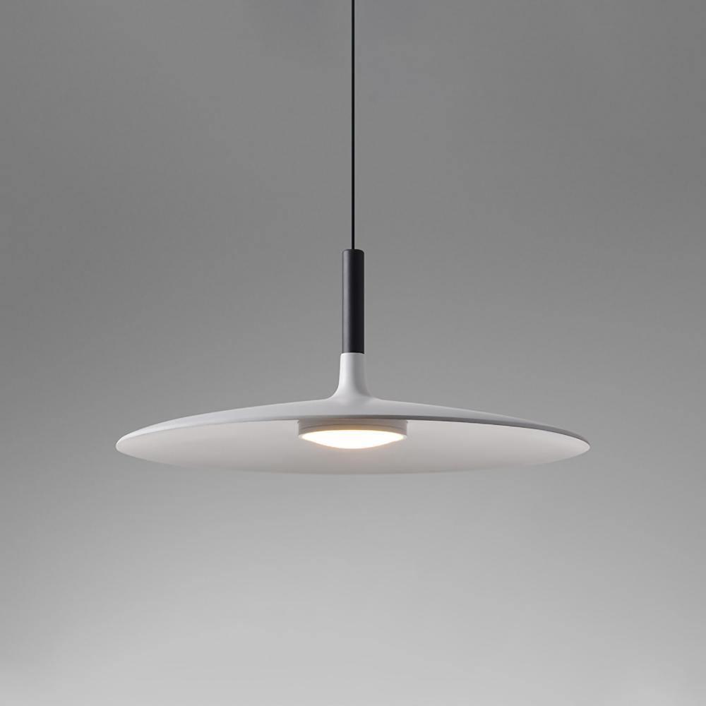 Thaloric | Minimalistische Industriële Aluminium Platte Schijf Hanglamp