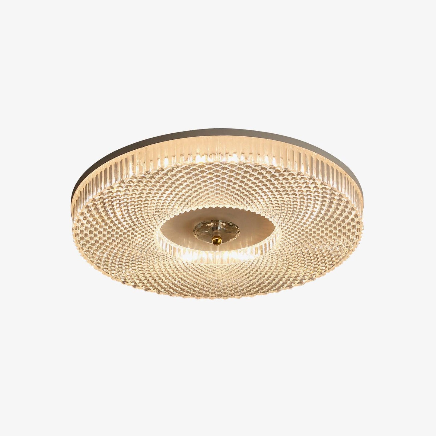 Corissam | Slanke schijf eigentijdse geometrische opbouw plafondlamp