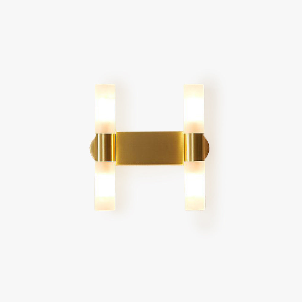 Aerisvold | Moderne Cilindrische Acryl en Metalen Wandlamp
