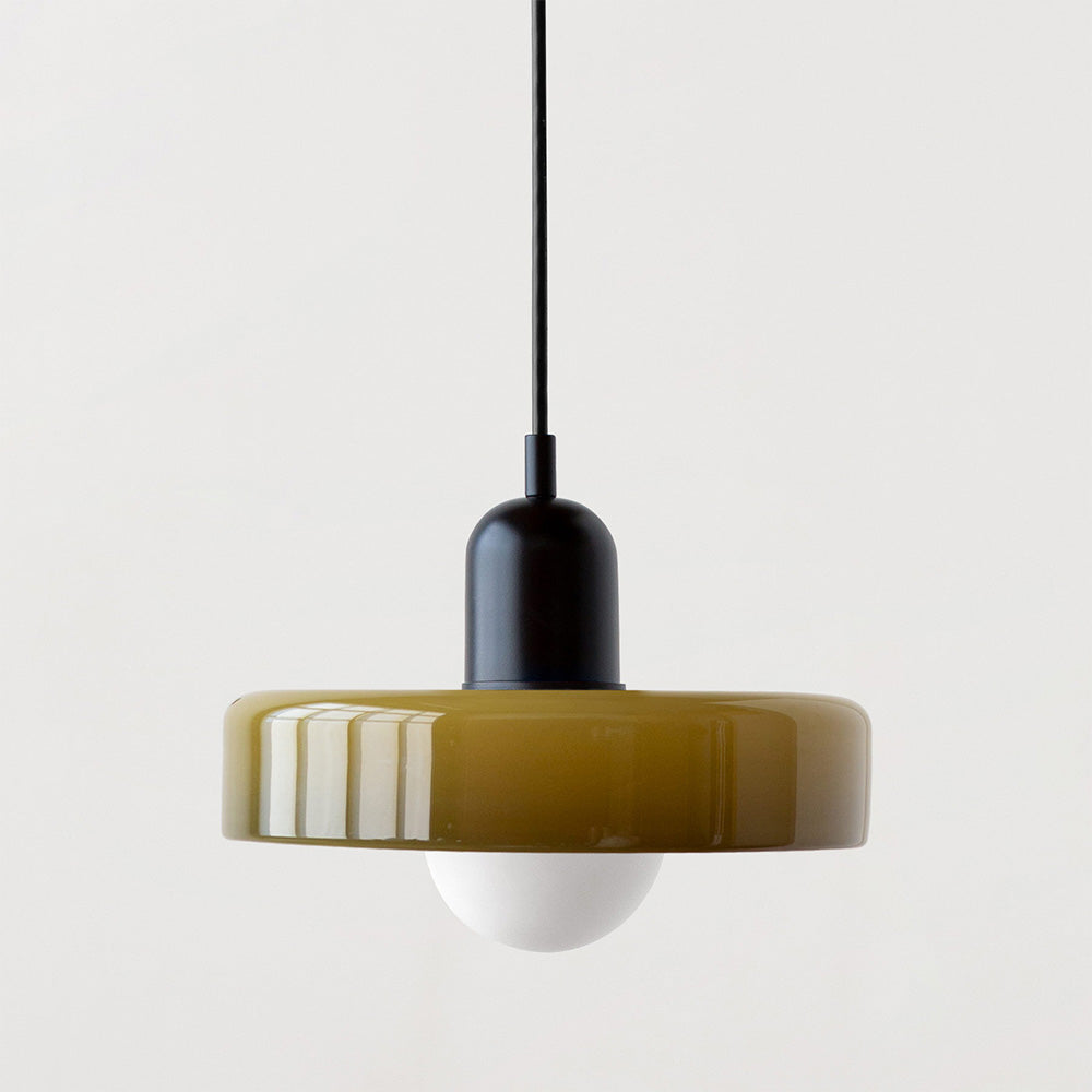 Vetro | Bauhaus Stijl Gekleurde Glas Hanglamp