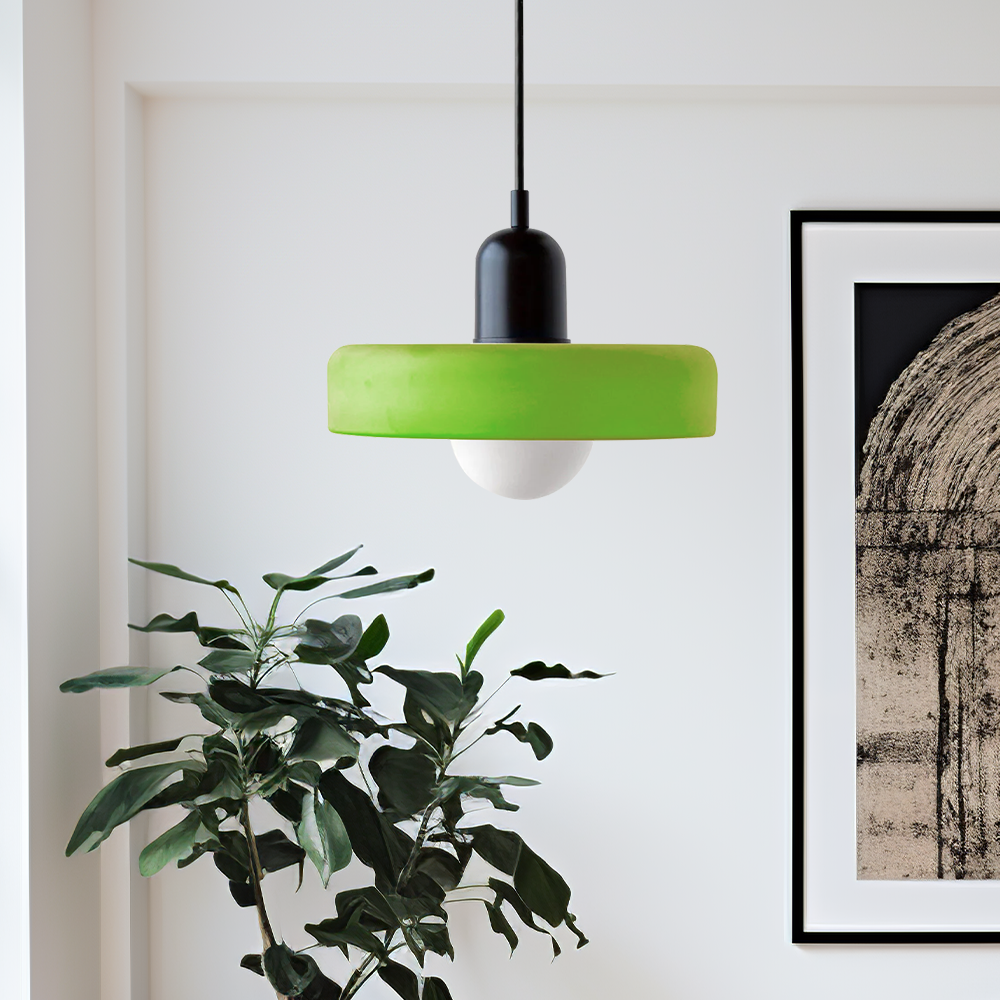 Vetro | Bauhaus Stijl Gekleurde Glas Hanglamp