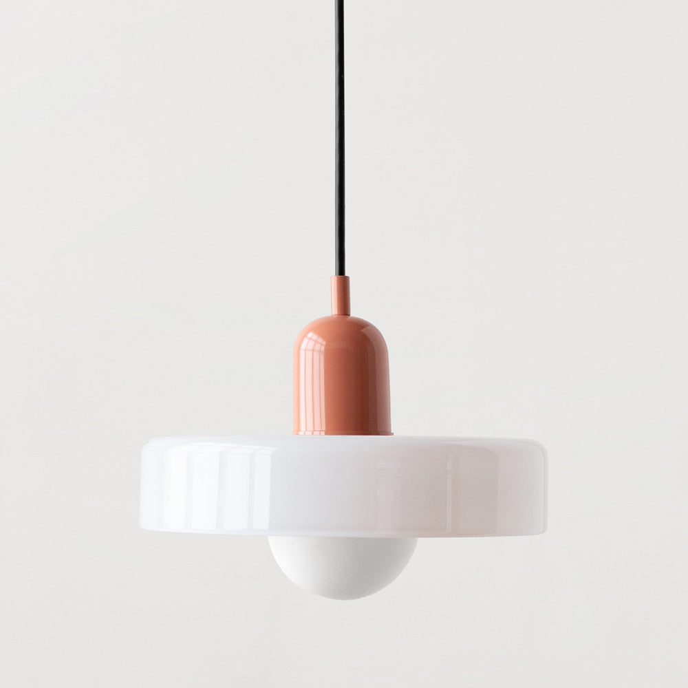 Vetro | Bauhaus Stijl Gekleurde Glas Hanglamp