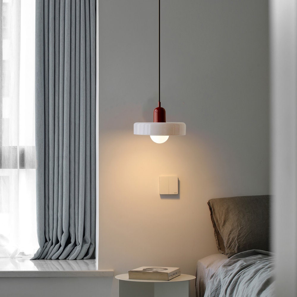 Vetro | Bauhaus Stijl Gekleurde Glas Hanglamp