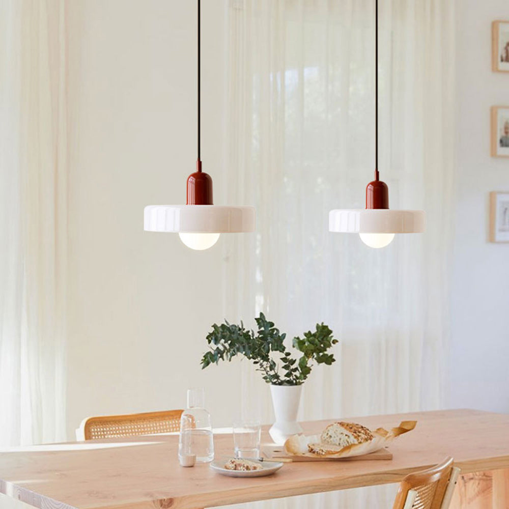 Vetro | Bauhaus Stijl Gekleurde Glas Hanglamp
