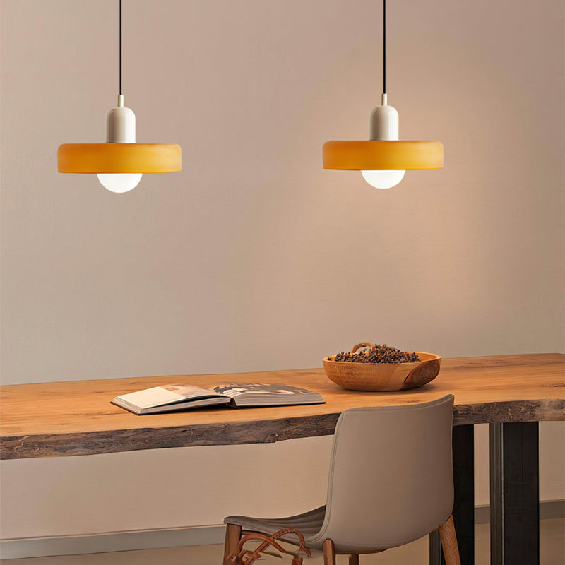 Vetro | Bauhaus Stijl Gekleurde Glas Hanglamp