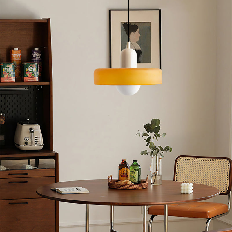 Vetro | Bauhaus Stijl Gekleurde Glas Hanglamp