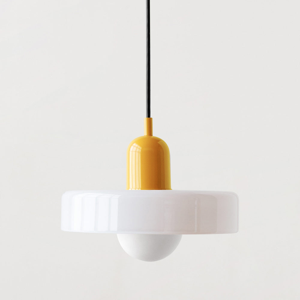 Vetro | Bauhaus Stijl Gekleurde Glas Hanglamp