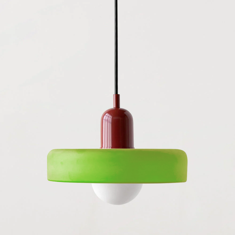 Vetro | Bauhaus Stijl Gekleurde Glas Hanglamp