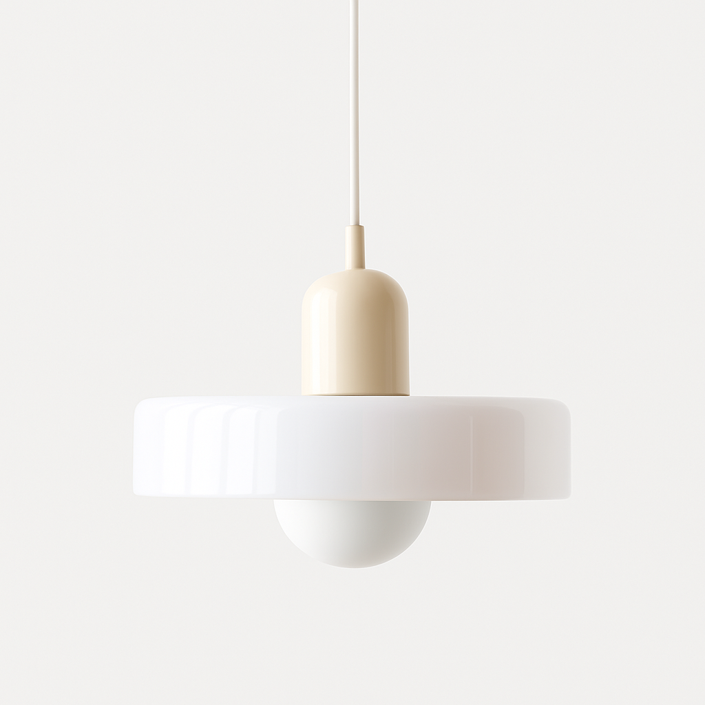 Vetro | Bauhaus Stijl Gekleurde Glas Hanglamp