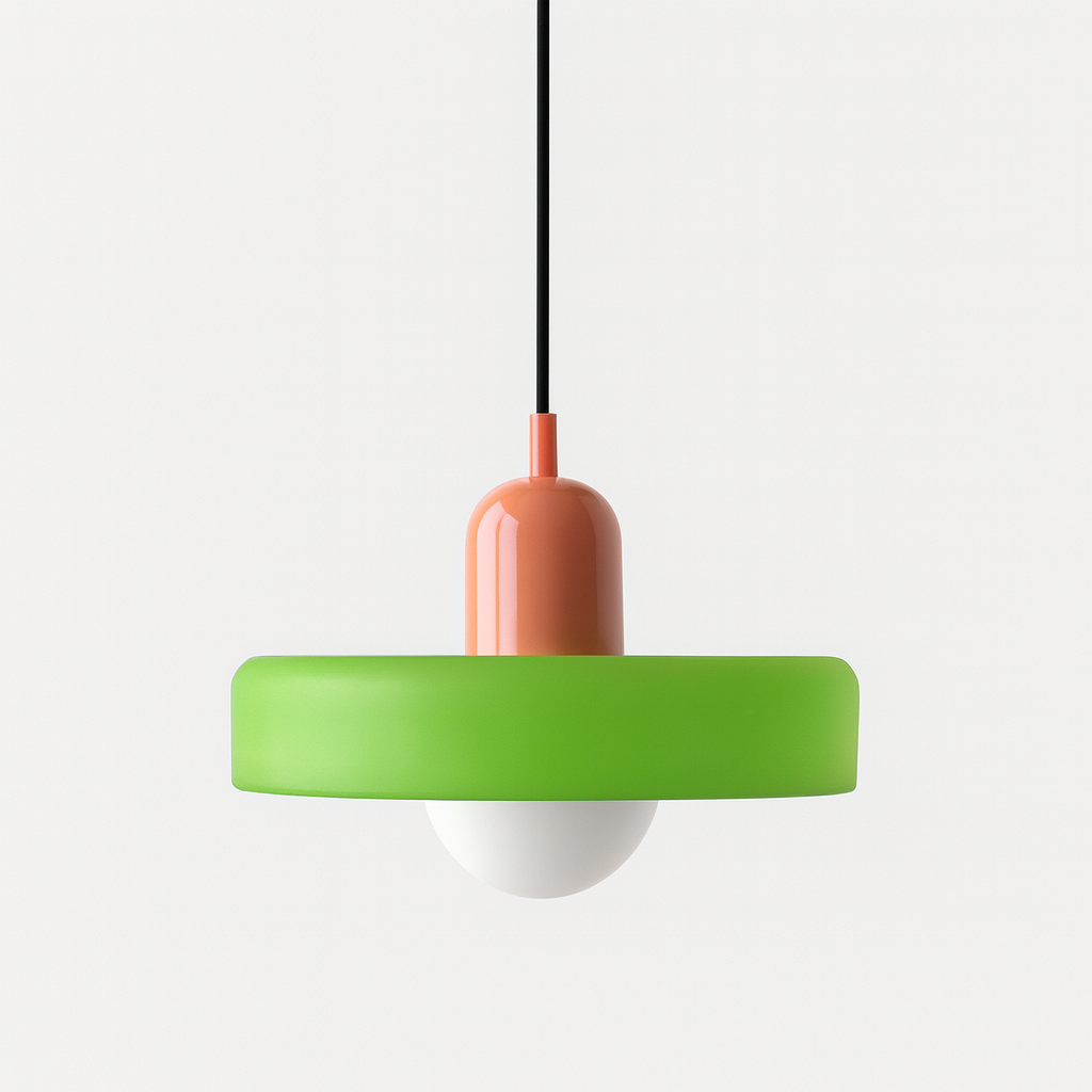 Vetro | Bauhaus Stijl Gekleurde Glas Hanglamp