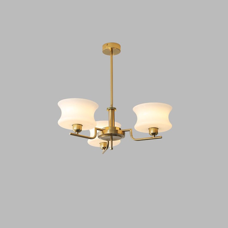 Kendroma | Antiek geïnspireerde gebogen bolvormige glazen plafondlamp