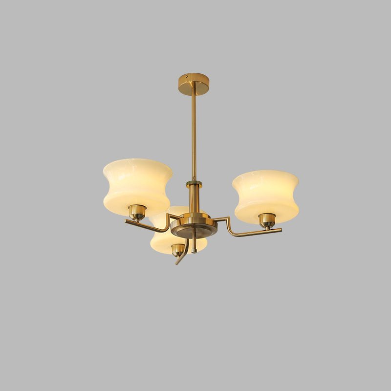 Kendroma | Antiek geïnspireerde gebogen bolvormige glazen plafondlamp