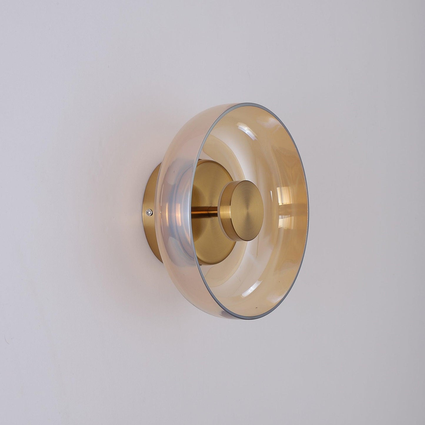 Luvia | Noordse Geribbelde Glazen Art Deco Wandlamp
