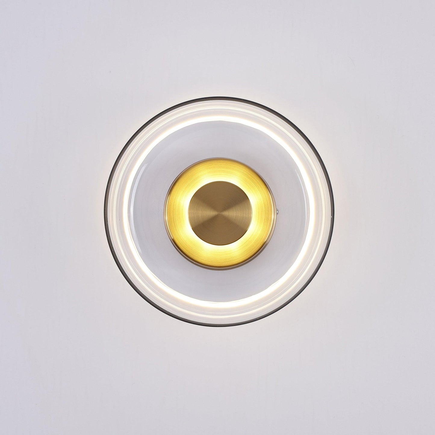 Luvia | Noordse Geribbelde Glazen Art Deco Wandlamp