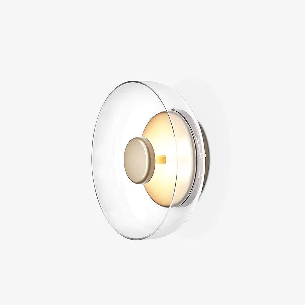 Luvia | Noordse Geribbelde Glazen Art Deco Wandlamp