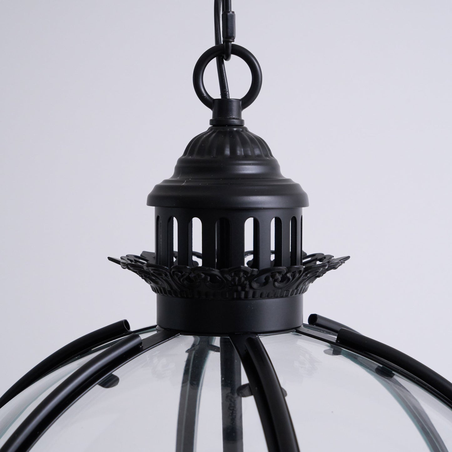 Vinse | Vintage Sferische Transparante Glazen Hanglamp