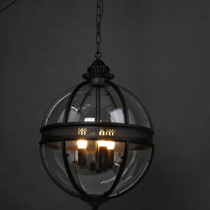 Vinse | Vintage Sferische Transparante Glazen Hanglamp