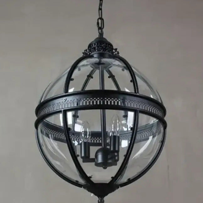 Vinse | Vintage Sferische Transparante Glazen Hanglamp