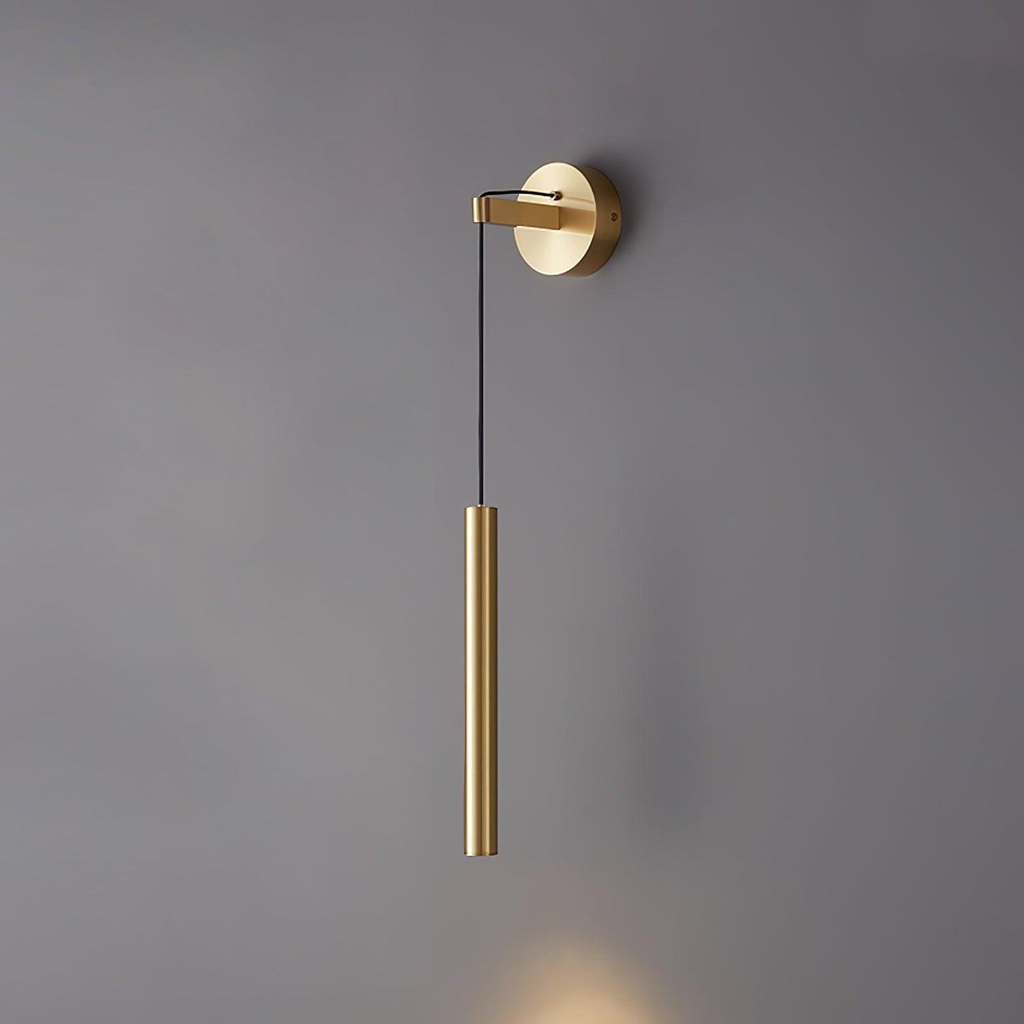 Albronix | Lineaire Messing Minimalistische LED Architectonische Wandhanglamp